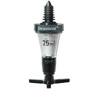 We Can Source It Ltd - Beaumont Solo Bar Optic Measure for Spirits - 25ml CE Stamped Measure - For Cocktails and Drinks - Use in Commercial and Home Bars - Set of 4