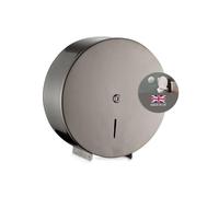 We Can Source It Ltd - Stainless Steel Toilet Roll Holders - Mini Jumbo Roll Dispenser for Bathroom Accessory - Wall Mounted Durable Sl esign - Easy to Set and Suitable for Home and Commercial