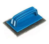 We Can Source It Ltd - Steel Wool Brush - Scouring Pad Applicator Handle - Griddle Cleaner Scourer - For Cleaning Pans, Grills - Kitchen Essential - 10 Pads