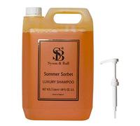 We Can Source It Ltd - Summer Sorbet Fragrance Liquid Shampoo with Pelican Pump - Ideal for All Hair Types - Daily Use in Homes Salons and Workplaces - Smooth Application and Fresh Scent - 5 Litre