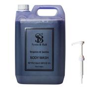 We Can Source It Ltd - Syson & Ball Luxury Body Wash 5L - Bergamot & Jasmine Scent - Premium Hotel & Spa Toiletries - Natural Shower Gel - Ideal for Guests, Hospitality & Home