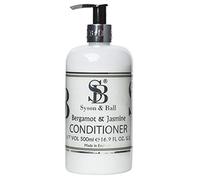 We Can Source It Ltd - Syson & Ball Luxury Hair Conditioner - Bergamot & Jasmine - 500ml Bottle - Salon-Quality Formula for Hotels, Spas, Gyms & Home - Natural Ingredients for Soft, Smooth Hair