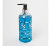 We Can Source It Ltd Syson Ball Ocean Cleanse Shampoo 300Ml Pump Bottle With Triple Chrome Holder For Home Office Bathroom Use