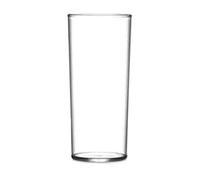 We Can Source It Ltd - Unbreakable Polycarbonate Straight Half Pint Hiball Glasses, Reusable Plastic Tumblers for Restaurants, Pubs, Hotels - Dishwasher Safe - 8 Pack