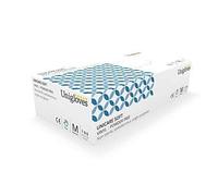 We Can Source It Ltd - Unigloves Powder Free Soft Vinyl Disposable Gloves - Perfect for Clinical, Food and Bar Use, Garages and General Low Risk Areas - 1 Box (100 Gloves) - Blue - Small