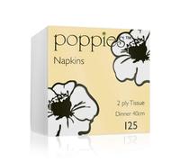 We Can Source It Ltd - 500 x 40cm White 2-Ply Dinner Napkins - 4 Fold Square - Soft, Strong Paper Napkins for Restaurants, Cafes, Catering, Parties & Everyday Home Use