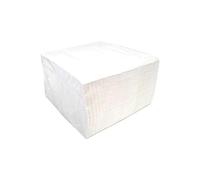 We Can Source It Ltd - White 2-Ply Paper Napkins 40cm x 40cm - Disposable 4 & 8 Fold Catering Serviettes - Tableware Soft Absorbent Tissue for Wedding, Party, BBQ, Restaurant and Events - Pack of 2000