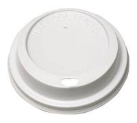 We Can Source It Ltd White 8Oz 80mm Plastic Sip Through Lids For Paper Coffee Cups Secure Fit Spill Protection Pack Of 500