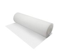 We Can Source It Ltd - White Bar Shelf Liner Mat Roll 61cm x 10m - Cut to Size Mesh Surface for Pub Counters Glass Shelves and Bottle Areas - Non Slip Bar Liner for Storage Protection and Daily Use