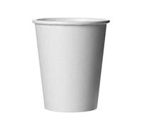 We Can Source It Ltd - White Paper Cups 4oz - Round Takeaway Drink Cups for Tea, Coffee, Sampling - Disposable Espresso Serving Cup for Home, Cafes, Resturants, Office, Hotels and Events - Pack of 100