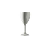 We Can Source It Ltd - White Polycarbonate 11oz Elite Premium Wine Glass - Virtually Unbreakable - Pack of 6