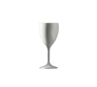 We Can Source It Ltd - White Polycarbonate 11oz Elite Premium Wine Glass - Virtually Unbreakable - Pack of 6