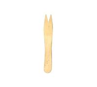 We Can Source It Ltd - Wooden Chip Forks with Smooth Finish - Natural Wood Cutlery for Parties, BBQs, Picnics and Events - Lightweight, Stylish and Easy to Handle - Pack of 1000
