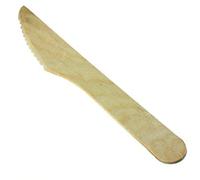 We Can Source It Ltd - Wooden Disposable Knives - Eco-Friendly 100% Natural Biodegradable Fully Compostable Cutlery Set - Great for Parties BBQ Picnics and Events - 1000 Pack