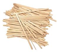 We Can Source It Ltd - Wooden Round Head Hot Drinks Tea Coffee Hot Chocolate Stirrers - Eco-Friendly 100% Natural Biodegradable Compostable Recyclable - For Party, Cafe, Home-7.5inch/19cm - 5000 Pack