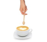 We Can Source It Ltd - Wooden Tea Spoons - Birchwood Cutlery Set with Smooth Finish - Ideal for Hot and Cold Drinks - Great for Parties, BBQs, Picnics, Catering and Events - Pack of 100