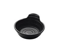 We Can Source It Ltd Zen Black Sauce Bowl 11.5 x 5.7 cm 18 cl Pack of 6 Ideal for Restaurants Fine Dining Hospitality Catering Buffet Banquets Commercial Kitchens Side Serving Sauce Bowls