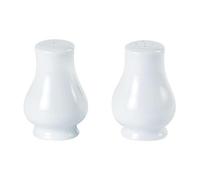 We Can Source It Salt Pourer 8cm/3.25", Pack of 6, Classic Porcelain Table Salt Shaker, for Kitchen, Dining Table, Home, Café, Hotel, Catering Service