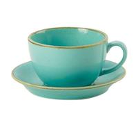 We Can Source It Sea Spray Bowl Shape Cup 25cl Pack of 6 Perfect for Savoring Mocha Delights and Inviting Green Tea Flavors Ideal for Bistro Shelves Kitchen Patio Corner Late Morning Latte Enjoyment