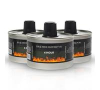 We Can Source It Set Of 12 Chafing Fuel Cans 6 Hour Burn Wick Non Flammable Diethylene Glycol Catering Buffet Fuel Pro Grade Set