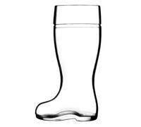 We Can Source It Stolzle Welly Boot Beer Glass 1L Pack of 6 | Novelty Wellington Boot Pint Glass | Soda Lime Beer Mug for Lager, Ale & Parties
