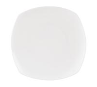 We Can Source It White Square Dinner Plates Set of 6, 26.4cm Fine Bone China Side, Dessert, Salad Plates, Microwave & Dishwasher Safe