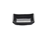 We Can Source It Zen Black Dish 7 x 4.4cm 6cl (2 3/4 x 1 3/4" 2oz) - Stylish Minimal Matte Finish Round Bowl Ideal for Serving Dips Sauces Condiments in Restaurants Buffets Catering Displays