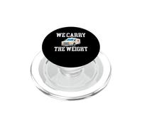 We Carry The Weight Funny Ambulance Driver EMT PopSockets PopGrip for MagSafe