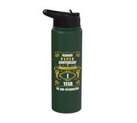 We Celebrate Paper Wedding Anniversary 1 Year Married Anniversary Stainless Steel Insulated Water Bottle