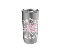 We Chase Roller Skates on Wheels Stainless Steel Insulated Tumbler