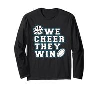 We Cheer They Win - Cheerleader Sport Team Girl Cheerleading Long Sleeve T-Shirt