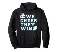 We Cheer They Win - Cheerleader Sport Team Girl Cheerleading Pullover Hoodie