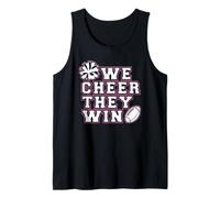 We Cheer They Win - Cheerleader Team Sport Girl Cheerleading Tank Top