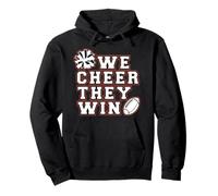 We Cheer They Win - Cheerleading Cheerleader Team Sport Girl Pullover Hoodie