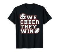 We Cheer They Win - Cheerleading Cheerleader Team Sport Girl T-Shirt