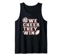 We Cheer They Win - Cheerleading Cheerleader Team Sport Girl Tank Top