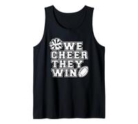 We Cheer They Win - Girl Cheerleading Cheerleader Team Sport Tank Top
