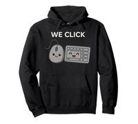 We Click Funny - Computer Mouse Keyboard Cute Tech Geek Nerd Pullover Hoodie