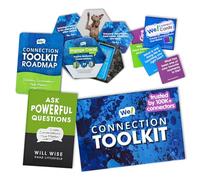 We! Connection Toolkit - Bundle for Icebreaker Cards, & Starter Card Games - Includes Communication Book & Activities for Group, Team Building, & Educational Games for Adults