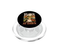We Cook At Dawn Frog Chef Morning Kitchen PopSockets PopGrip for MagSafe