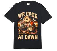 We Cook At Dawn Opossum Comfort Colors Adult Heavyweight T-Shirt