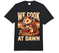 We Cook At Dawn Opossum Comfort Colors Adult Heavyweight T-Shirt