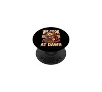 We Cook At Dawn Opossum PopSockets Adhesive PopGrip