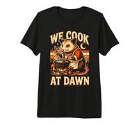 We Cook At Dawn Opossum Premium T-Shirt