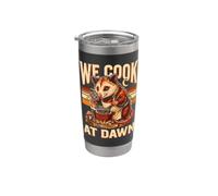 We Cook At Dawn Opossum Stainless Steel Insulated Tumbler