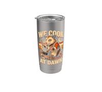 We Cook At Dawn Opossum Stainless Steel Insulated Tumbler