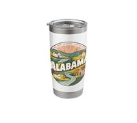 We Dare Defend Our Rights Alabama State Motto Design Stainless Steel Insulated Tumbler