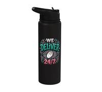 We Deliver 24/7 Labor and Delivery Nurse Postpartum NICU Stainless Steel Insulated Water Bottle
