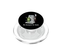 We Dialyze At Dawn Funny Dialysis Patient Frog PopSockets PopGrip for MagSafe