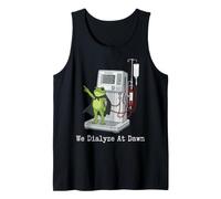 We Dialyze At Dawn Funny Dialysis Patient Frog Tank Top
